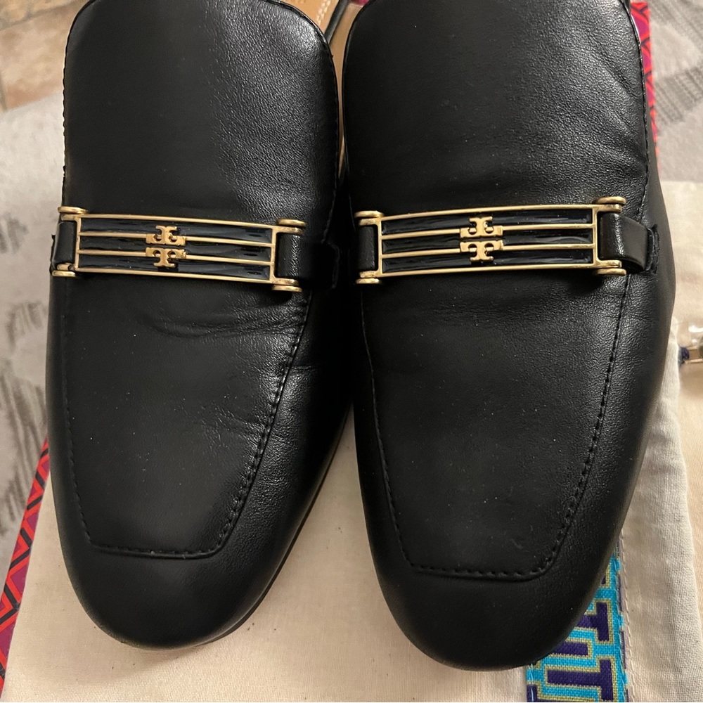 Tory Burch black loafers
